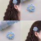 DIY Craft Kit for Hand-knitted Hair Accessories: Wisteria and Crape Myrtle Hair Ties