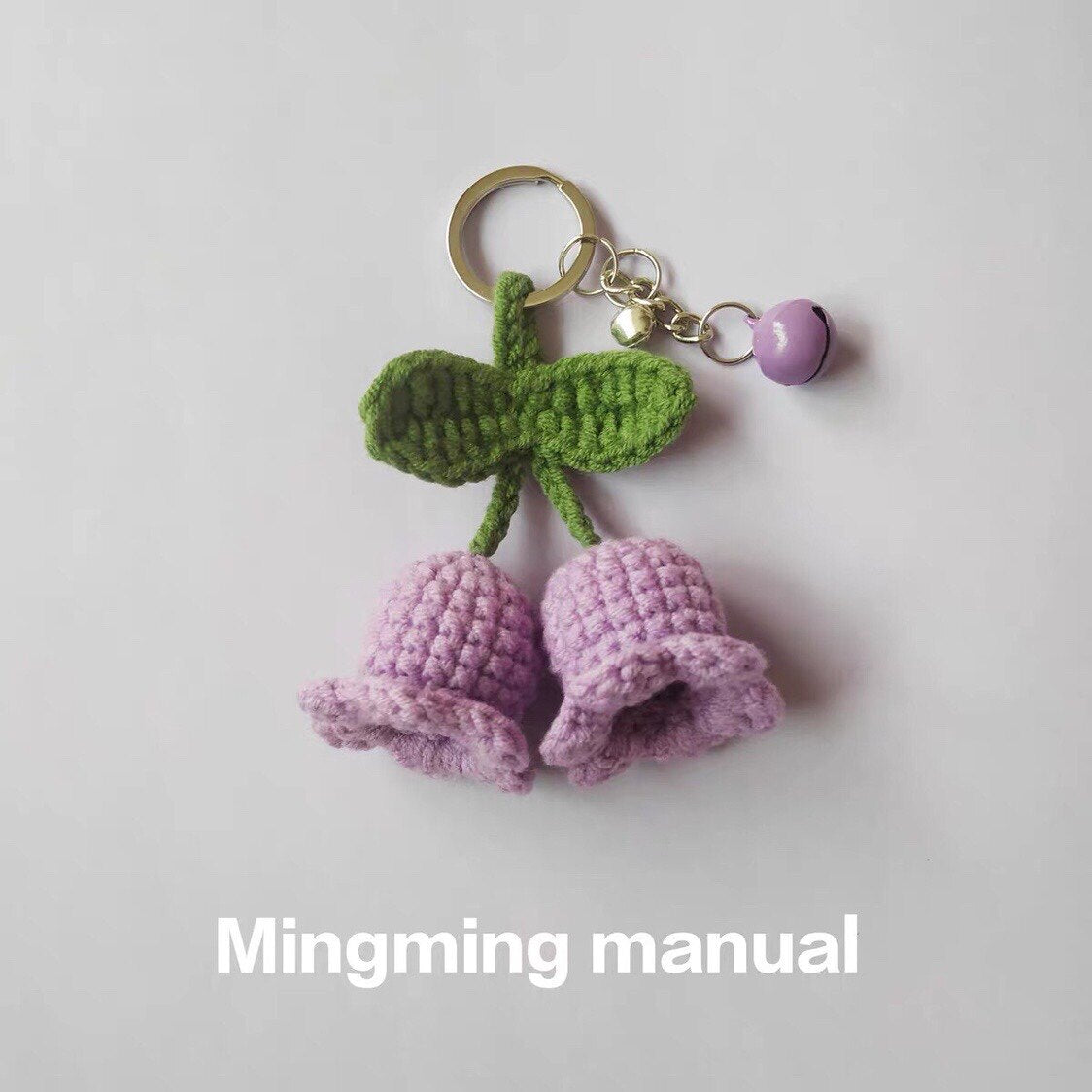 Finished Hand-Knitted Accessories: Keychains, Bag Charms, and Mobile Phone Pendants