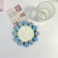 Mini rose bouquet coaster DIY knitting kit