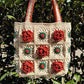 Granny Square Hand-Knitted Bag — Crochet DIY Kit | Wool Knit Camellia Shoulder Bag | Handmade Gift