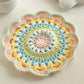 DIY Mandala Insulated Coaster Crochet Kit for Beginners - Finished Placemat