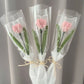 Tulip Bouquet DIY Material Kit - Handmade Woven Finished Product - Mother's Day/Valentine's Day Gift
