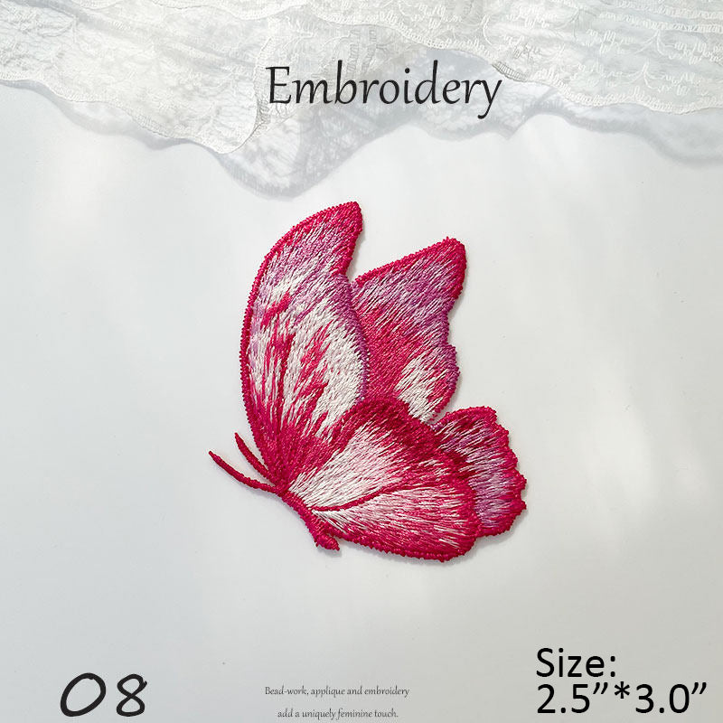 Colorful Embroidered Butterfly