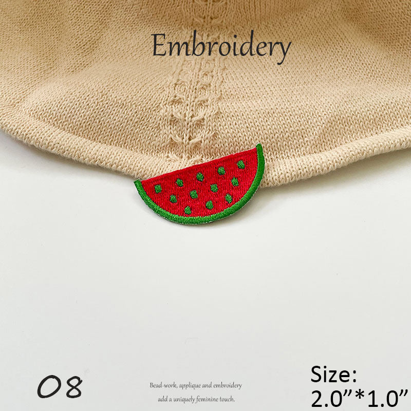 Fruit Series Embroidered Iron-on Patches
