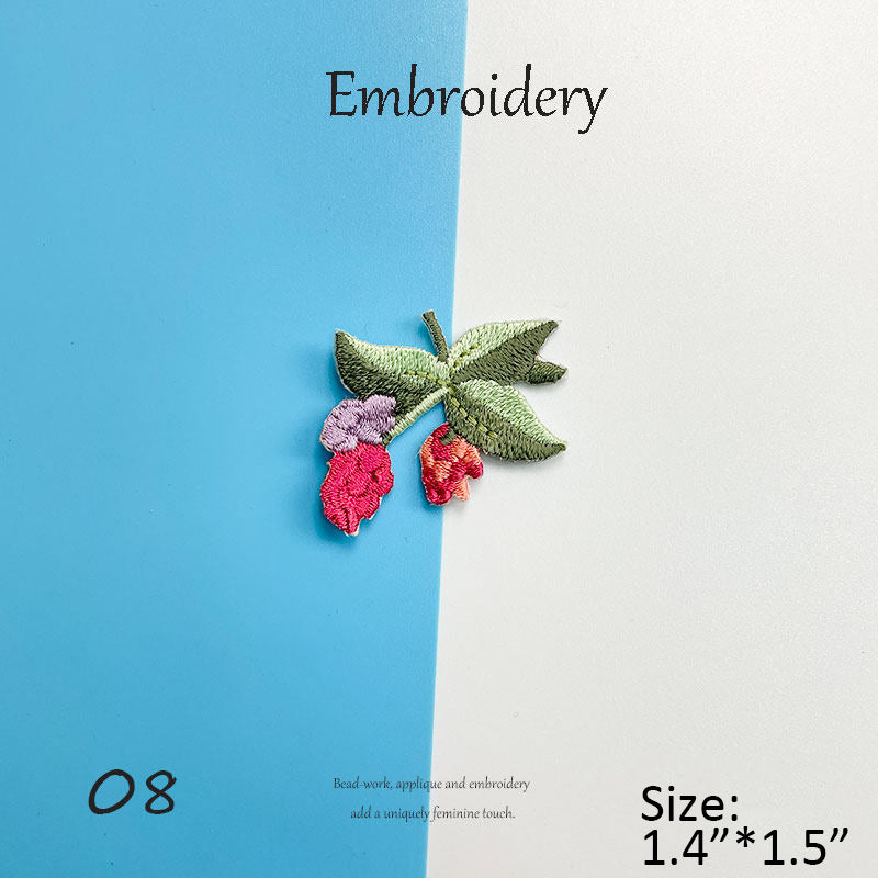 Floral Embroidery Patches