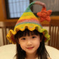 Snowflake Hand-knitted 8-strand variegated yarn DIY handmade elf hat crochet autumn and winter hand-knitted scarf