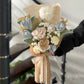Handmade crochet diy jasmine rose yarn bouquet hand-made flower material package homemade gift