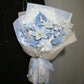 DIY Craft Kit,Complete Set for Handcrafting a Tulip & Rose Bouquet using Chenille Stems — A Woven Valentine's Day Gift