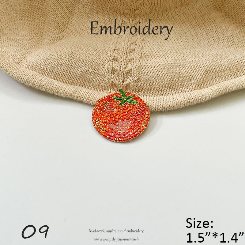 Fruit Series Embroidered Iron-on Patches
