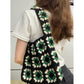Star & Pompompurin Camellia Hand-Crocheted Bag — DIY Kit (Crochet Materials Pack) — Handmade Gift