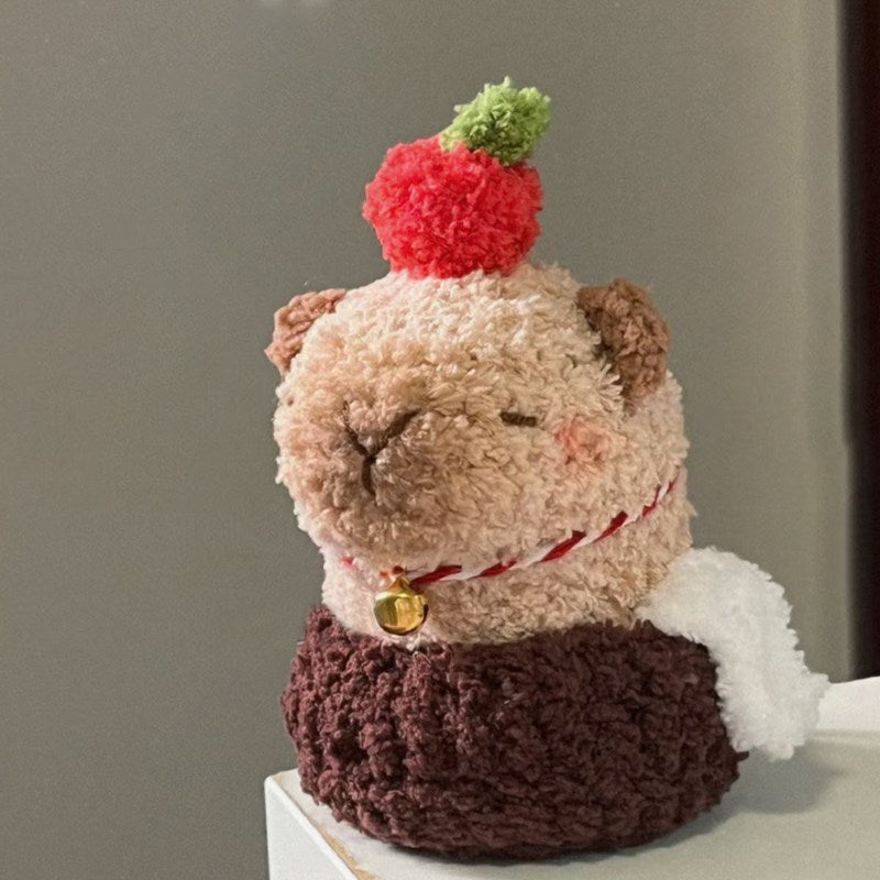 DIY Crochet Kit for Ugly Fish Capibala Bag Keychains/Dolls/Gifts