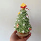 Christmas handmade diy knitting material package wool crochet Christmas tree gift for family, friends and children