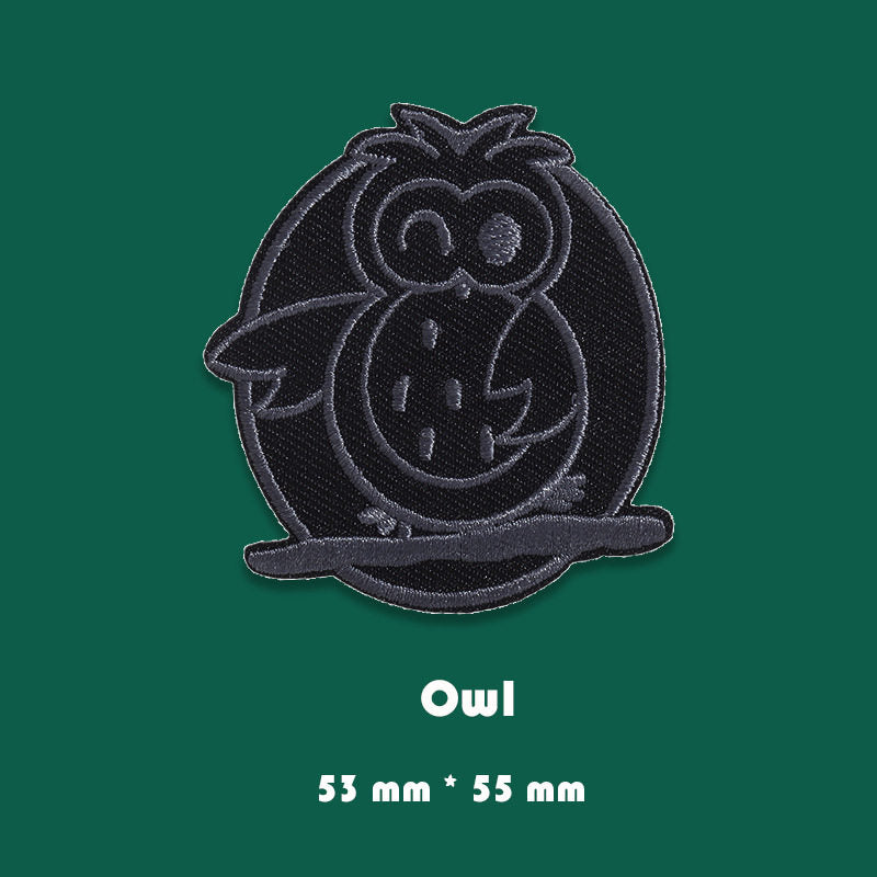 Black Shape Embroidery