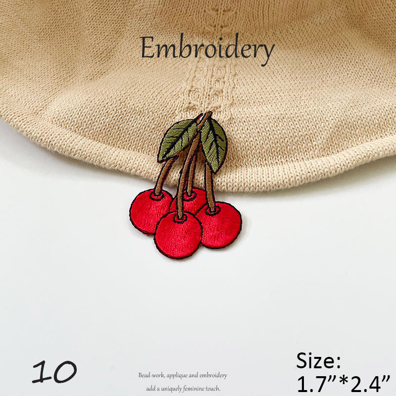 Fruit Series Embroidered Iron-on Patches