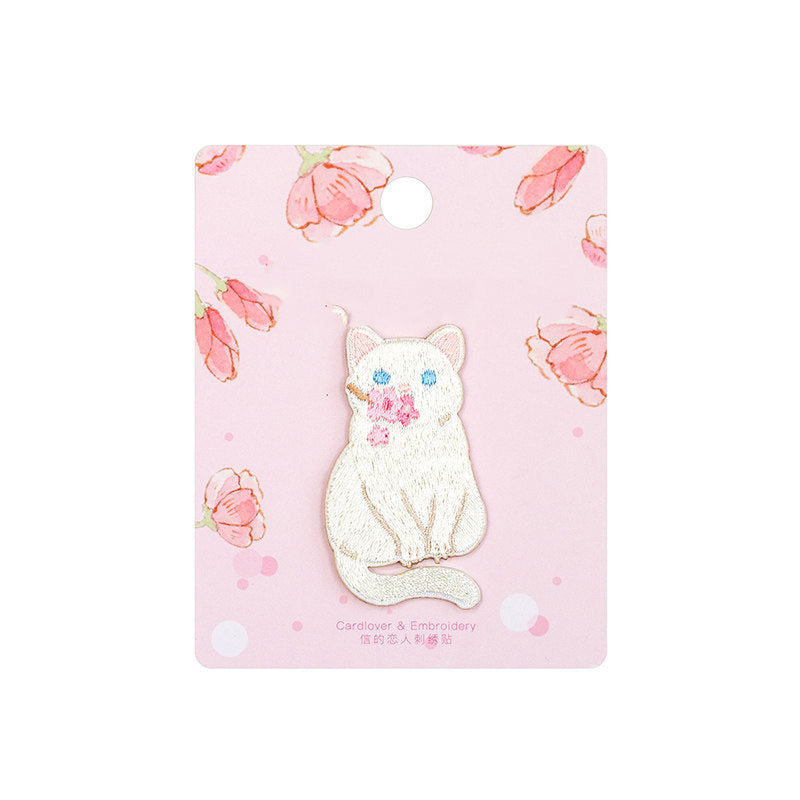 Soft & Cute Cat Embroidery Patch