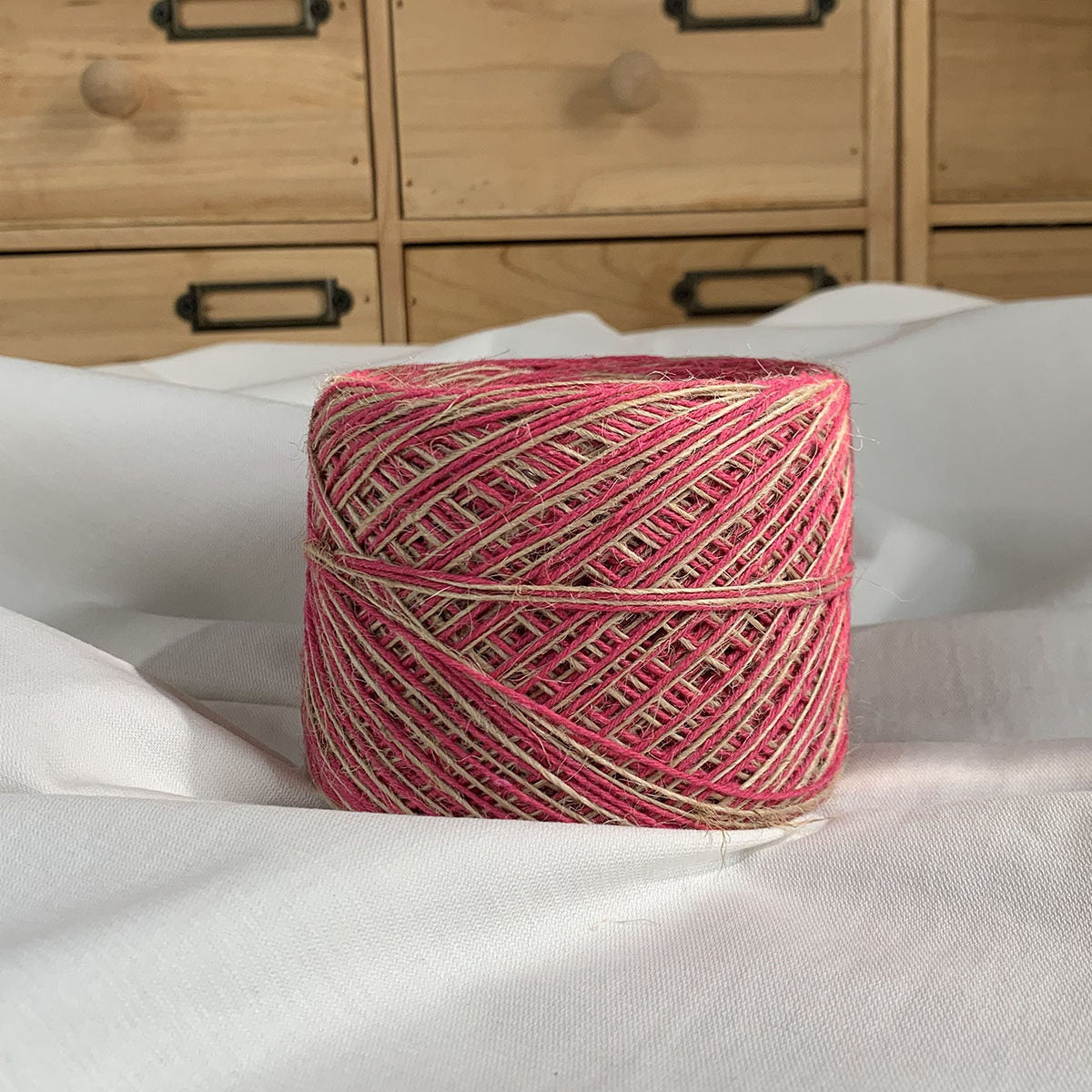 Blended Cotton-Linen Yarn for Crochet Bags