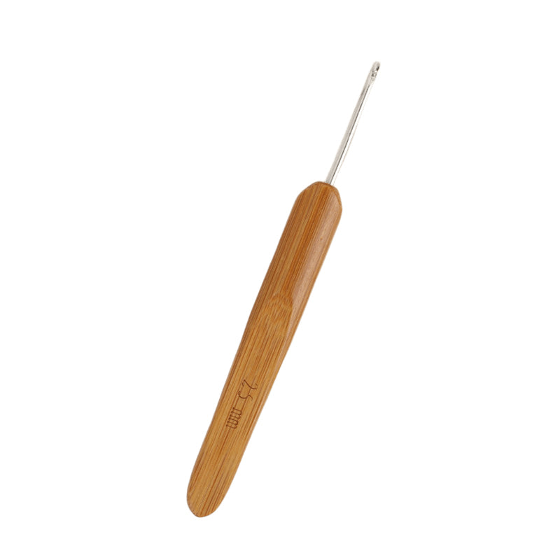 Carbonized Bamboo-Handled Crochet Hook