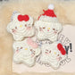 Small star bag charm keychain yarn hand-knitting DIY material kit for making Christmas gifts