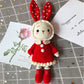 DIY Crochet Doll Kit Handmade Gift Yarn Doll Couple Rabbit for friend family