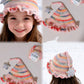 Snowflake Hand-knitted 8-strand variegated yarn DIY handmade elf hat crochet autumn and winter hand-knitted scarf