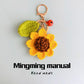 Finished Hand-Knitted Accessories: Keychains, Bag Charms, and Mobile Phone Pendants