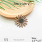 Daisy Embroidery Patch