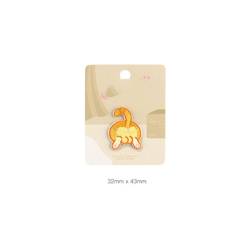 Soft & Cute Cat Embroidery Patch