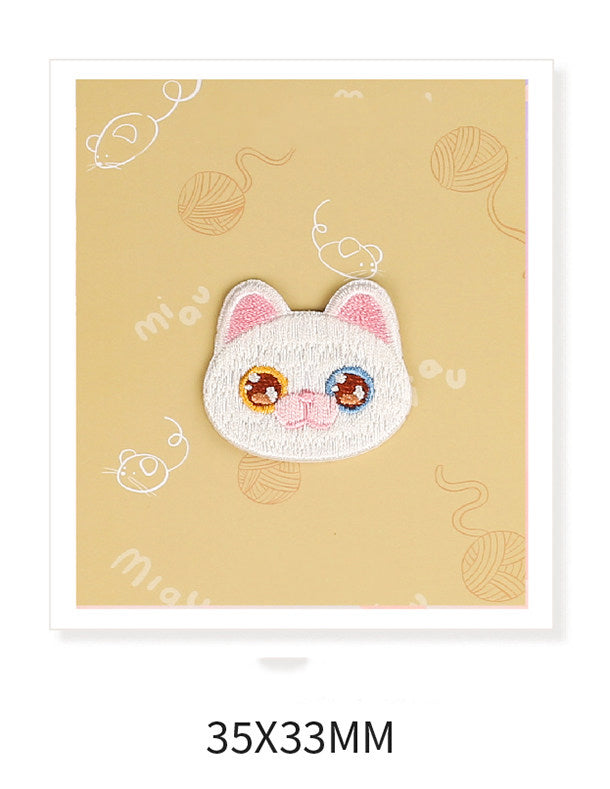 Cute Little Red Panda Head Embroidery Patch