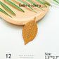 Fresh and Delicate Leaf Embroidery