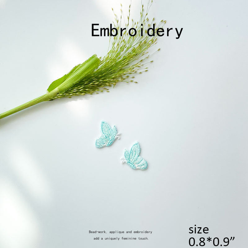 Small Butterfly Embroidered Appliqué