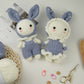 DIY Crochet Doll Kit Handmade Gift Yarn Doll Couple Rabbit for friend family