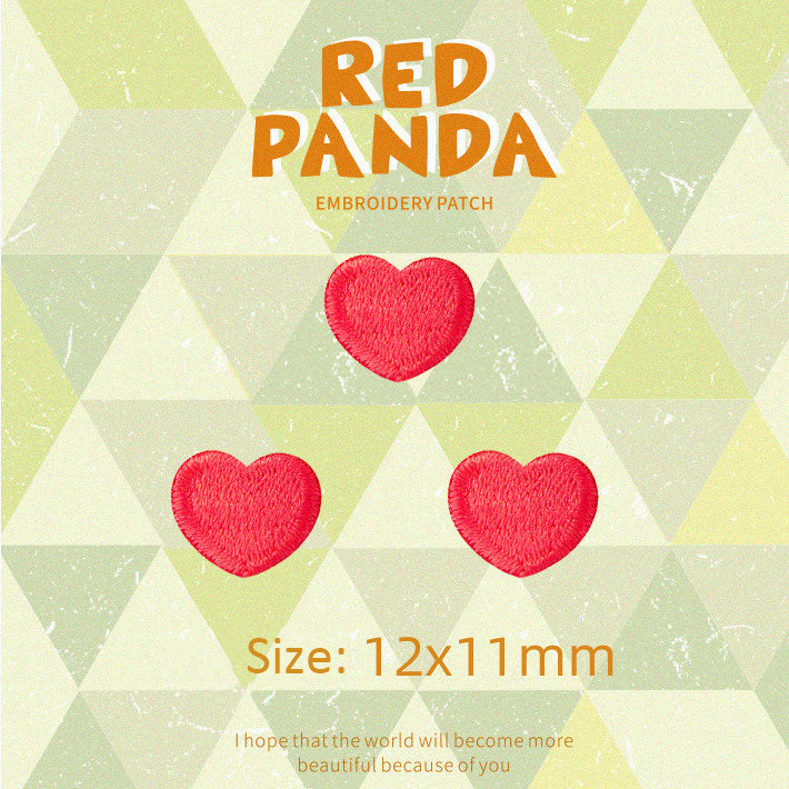 Adorable Red Panda Embroidery Patch