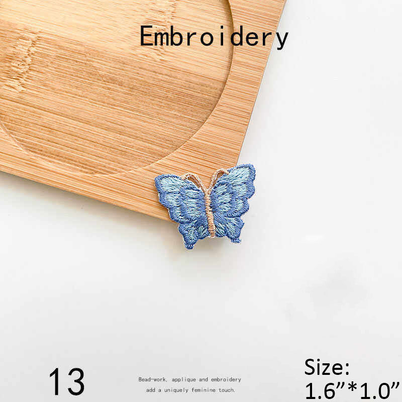 Butterfly Embroidered Iron-on Patch