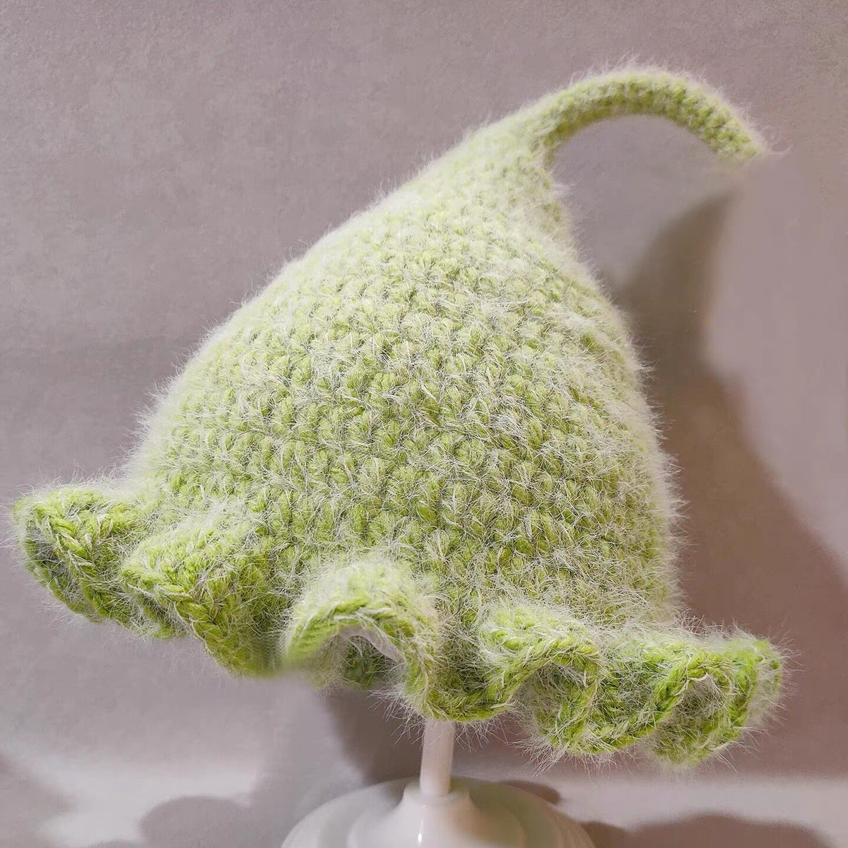 Snowflake Hand-knitted 8-strand variegated yarn DIY handmade elf hat crochet autumn and winter hand-knitted scarf