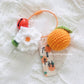 Finished Hand-Knitted Accessories: Keychains, Bag Charms, and Mobile Phone Pendants