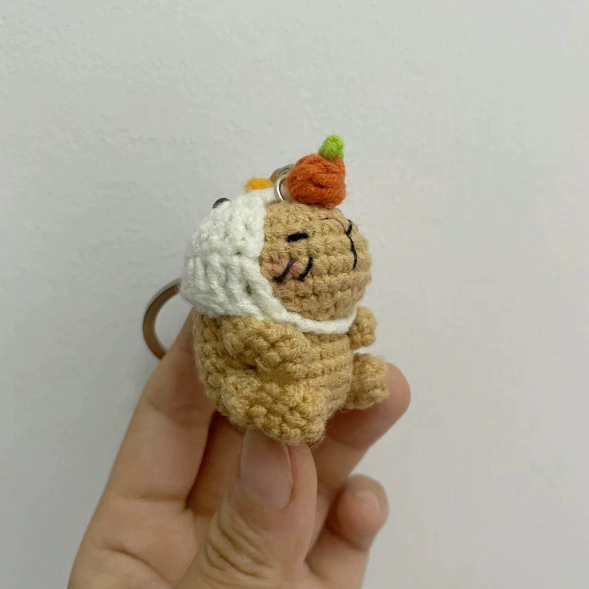 DIY Crochet Kit for Ugly Fish Capibala Bag Keychains/Dolls/Gifts