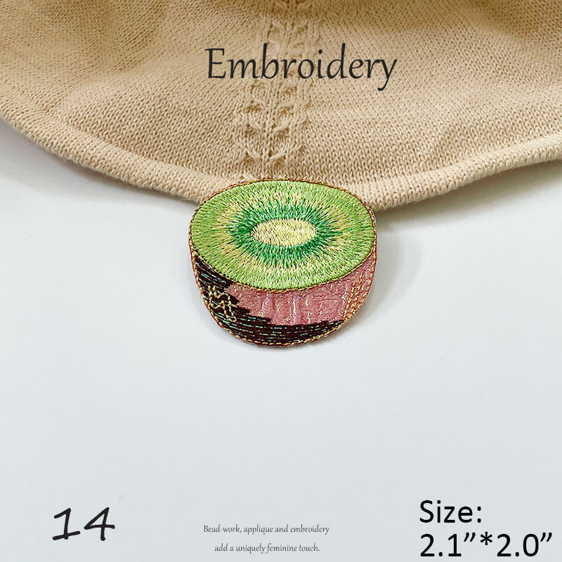 Fruit Series Embroidered Iron-on Patches