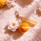 Finished Hand-Knitted Accessories: Keychains, Bag Charms, and Mobile Phone Pendants