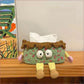 Puff Flower Strawberry Lily of the Valley Tissue Box Knitting DIY Material Kit Yarn Crochet Hook Tissue Box