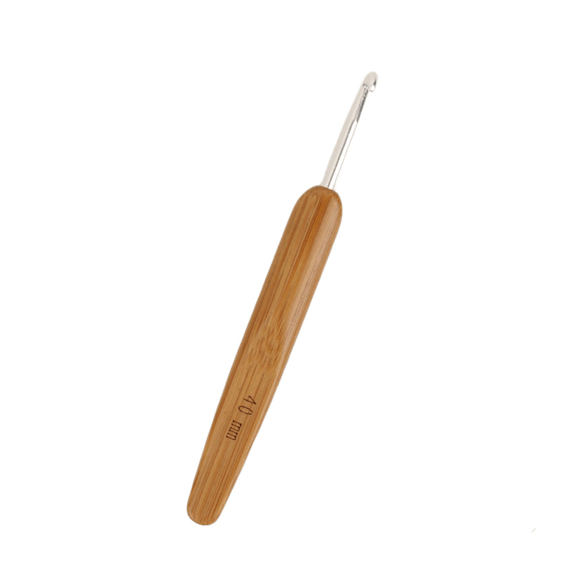 Carbonized Bamboo-Handled Crochet Hook