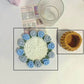 Mini rose bouquet coaster DIY knitting kit