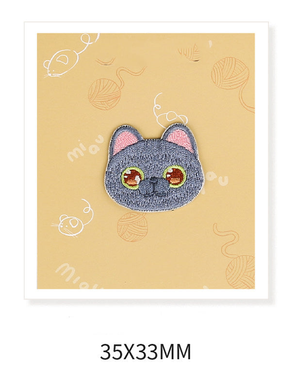 Cute Little Red Panda Head Embroidery Patch
