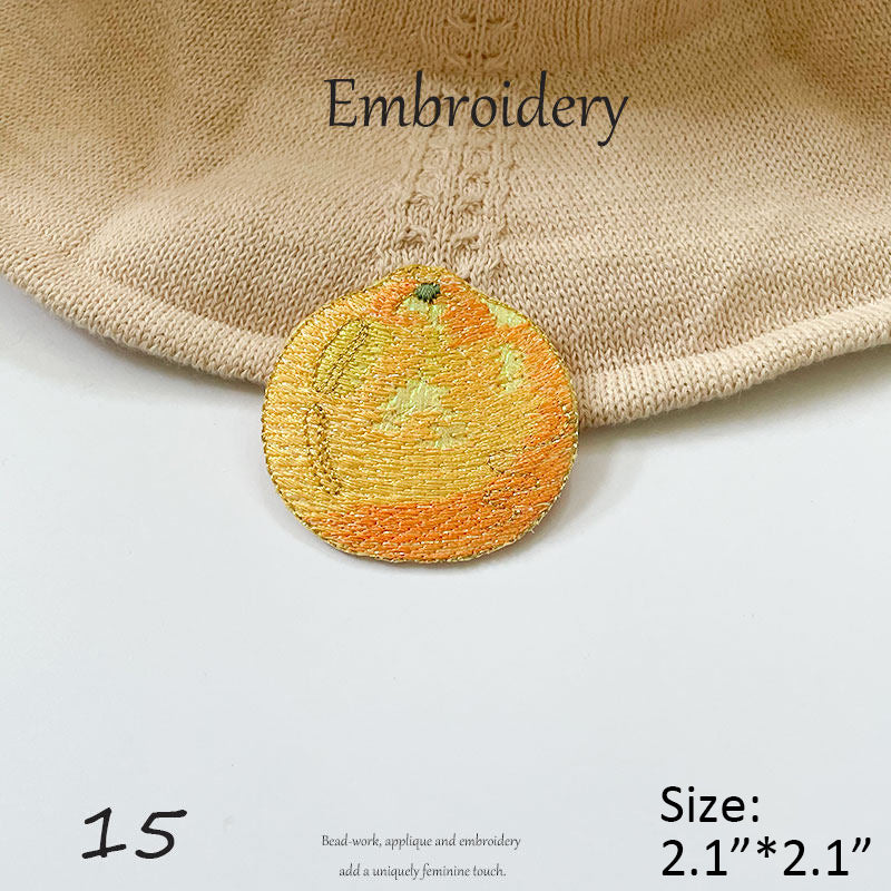 Fruit Series Embroidered Iron-on Patches