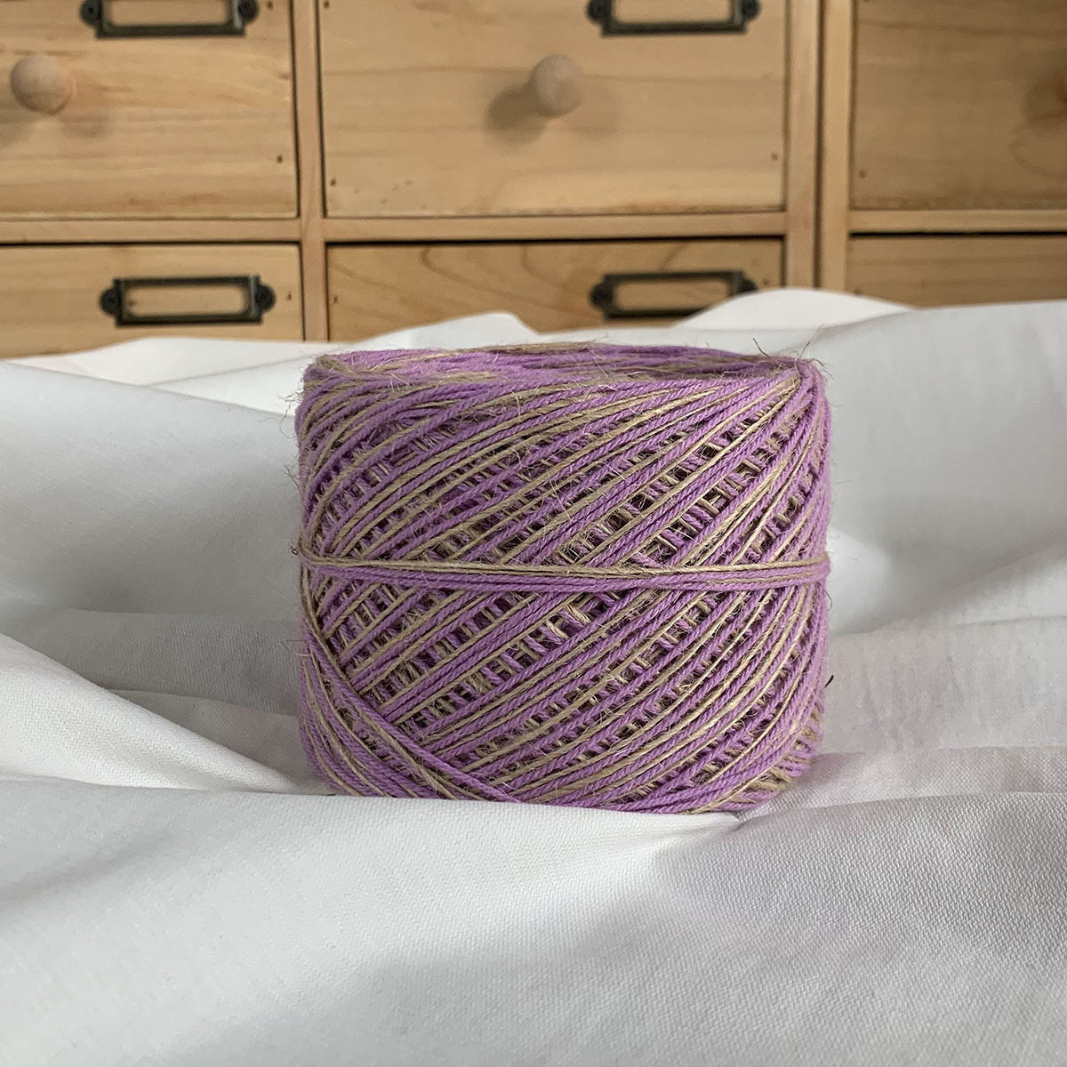 Blended Cotton-Linen Yarn for Crochet Bags