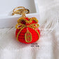 Finished Hand-Knitted Accessories: Keychains, Bag Charms, and Mobile Phone Pendants