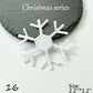 Christmas Snowflake Embroidered Patch