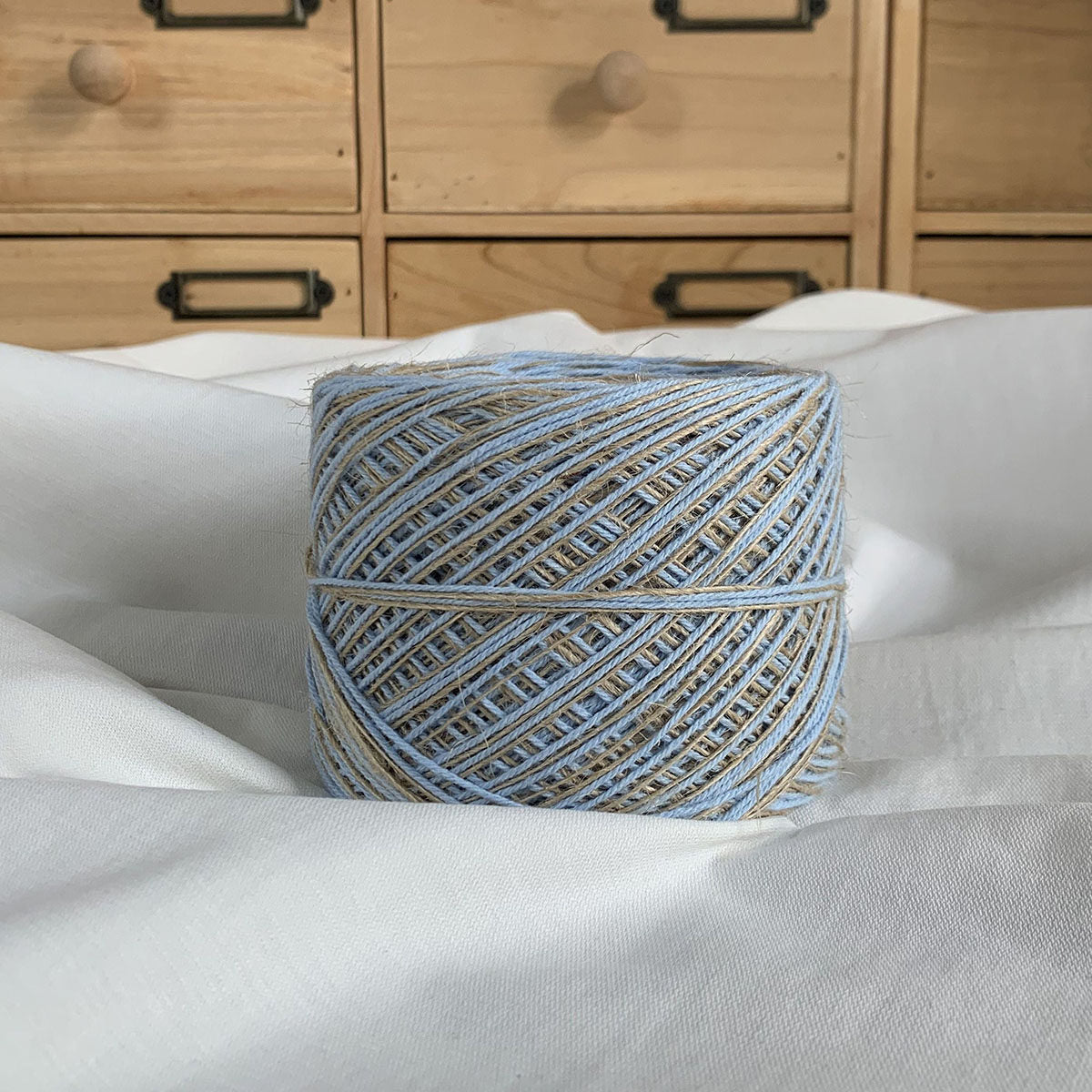 Blended Cotton-Linen Yarn for Crochet Bags