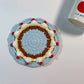 DIY craft kit for making gifts sheep, bear, duck, water coaster, hand-knitted yarn, crochet hooks
