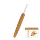 Carbonized Bamboo-Handled Crochet Hook