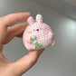 Cute doll keychain yarn handmade knitting DIY material kit crochet handmade gift